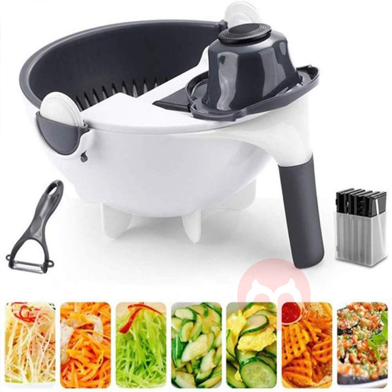 ZX Customized kitchen home multi Stainless Steel Accessories chopper Vegetable cutting tool fruit cutter Slicer set