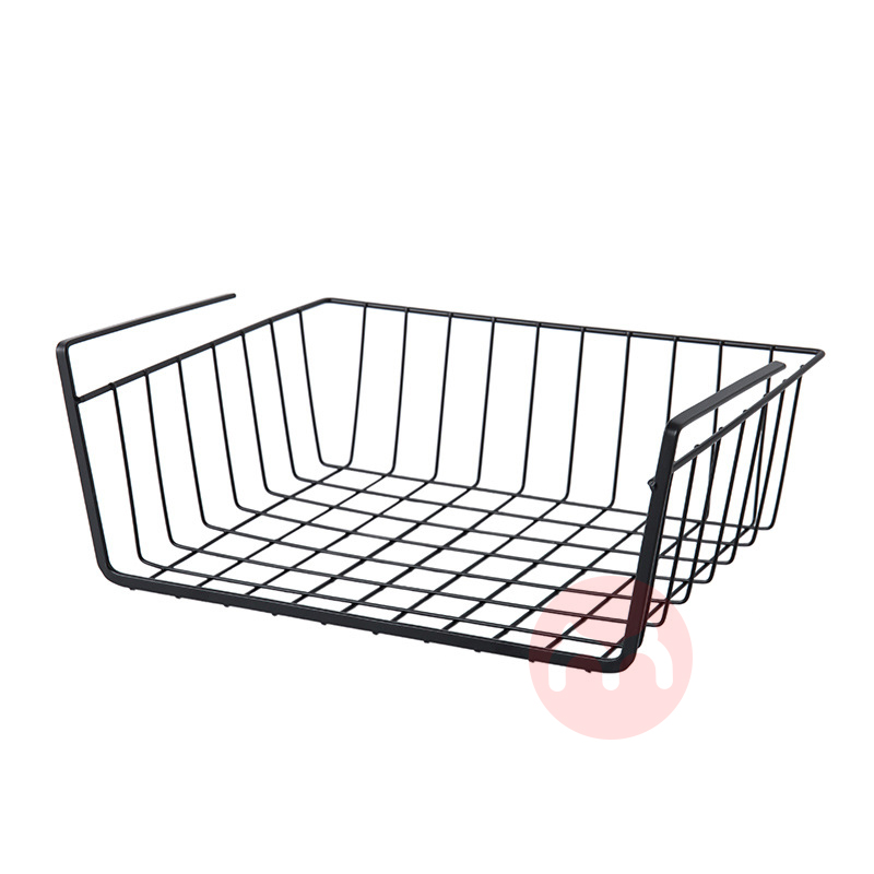 Mesh Wire Laundry Wardrobes Bathroom Kitchen Cabinet Hanging Insert Metal Storage Baskets Under Shelf Basket