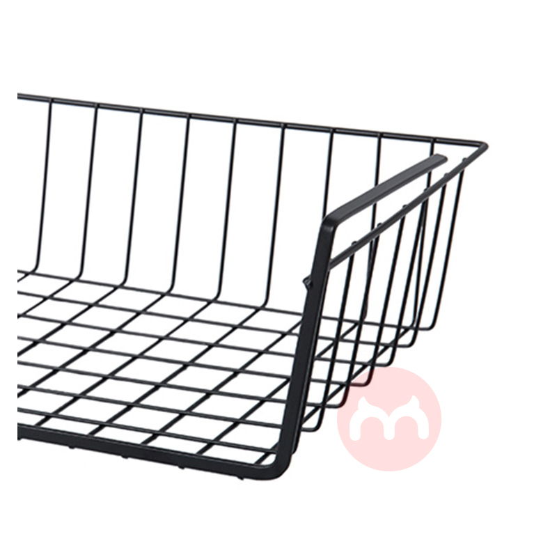 Mesh Wire Laundry Wardrobes Bathroom Kitchen Cabinet Hanging Insert Metal Storage Baskets Under Shelf Basket