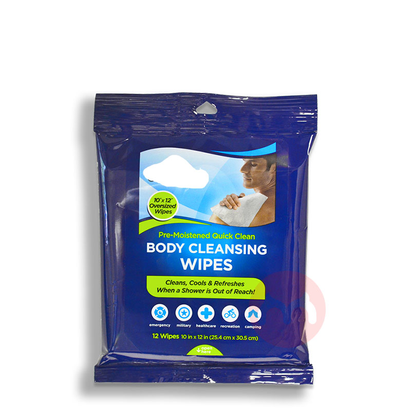 OEM production for body cleaning wipes natural wet wipes