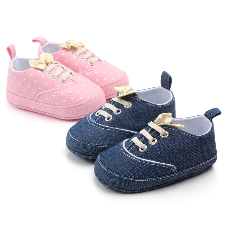 OEM Bow canvas sneaker girl kids shoes