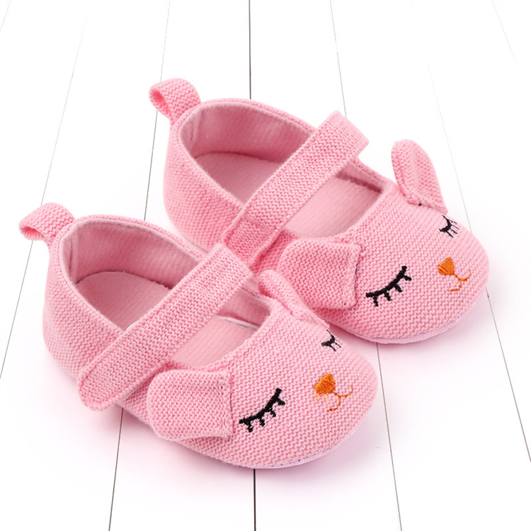 OEM Woven wool soft sole 0-18 months cloth slip-proof kids shoes