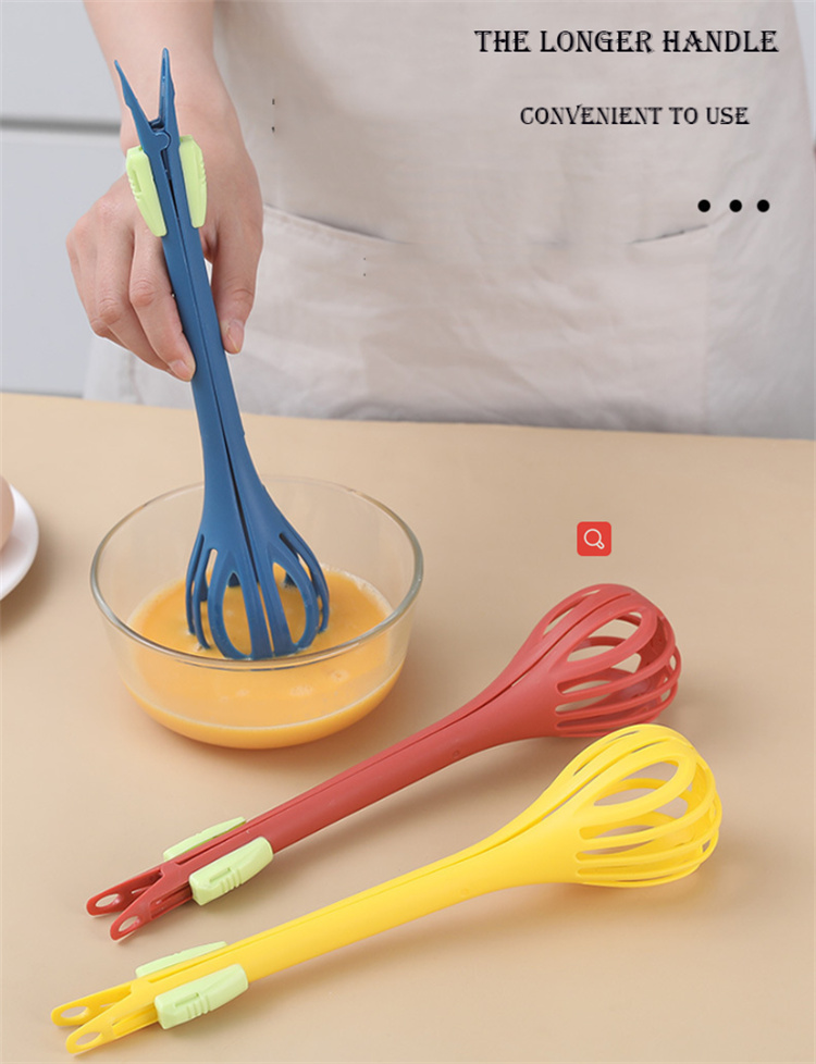 Non slip and easy to clean multi-function egg scooping and beating machine