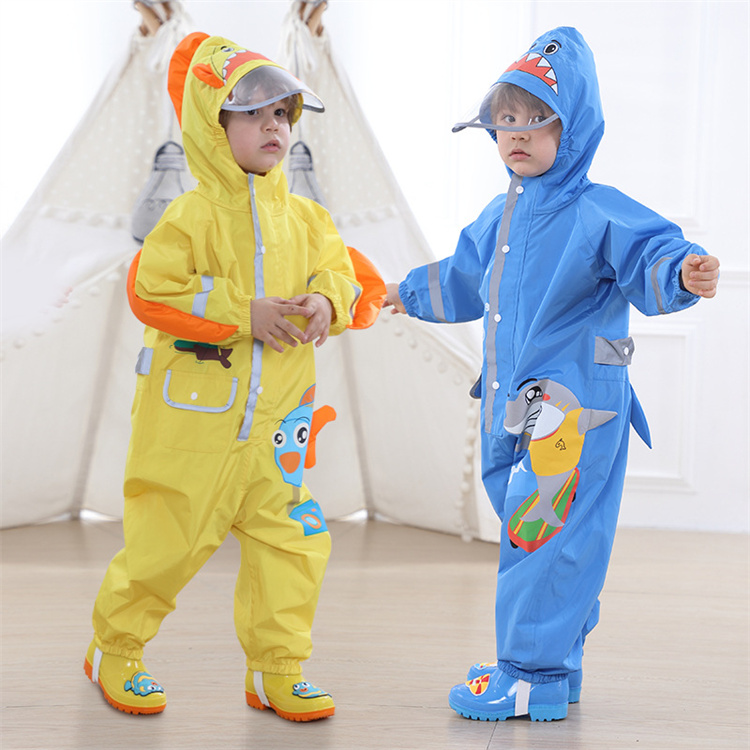 Children's PE waterproof raincoat