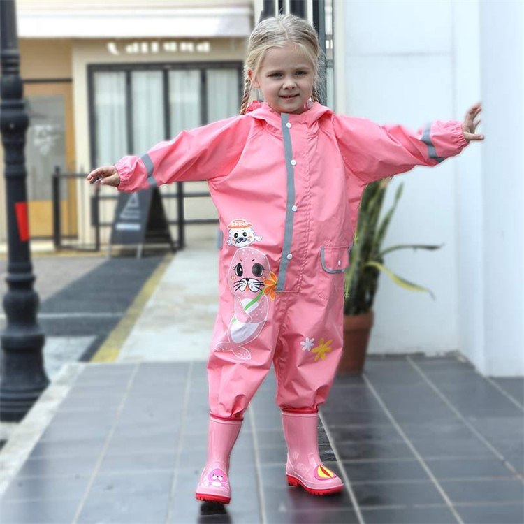 Children's PE waterproof raincoat