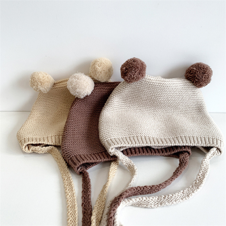 Children s winter corkless lovely warm wool cap
