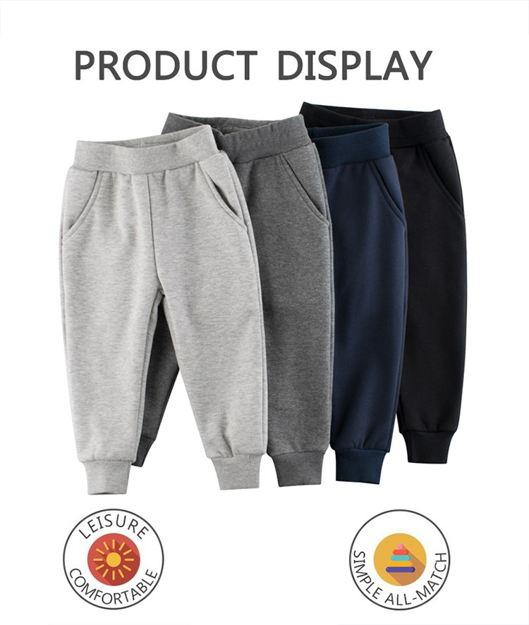27kids Spring and autumn casual boys sports pants