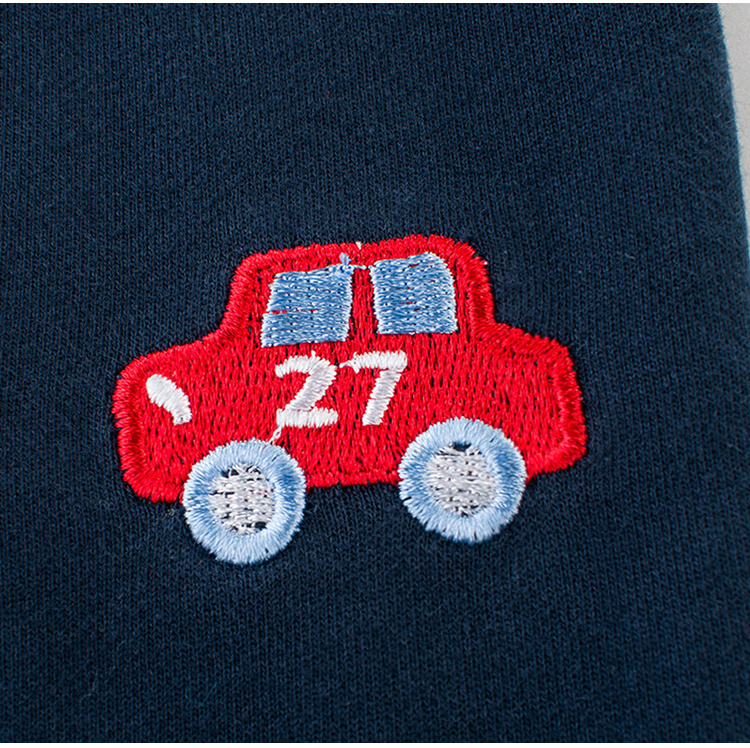 27kids Boys' car embroidered sweatpants