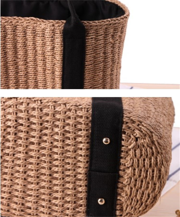 Handmade crochet straw bales