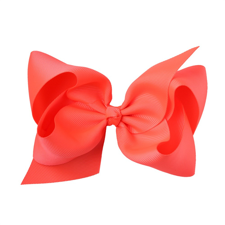 Three pack Color ribbon bow hair clip