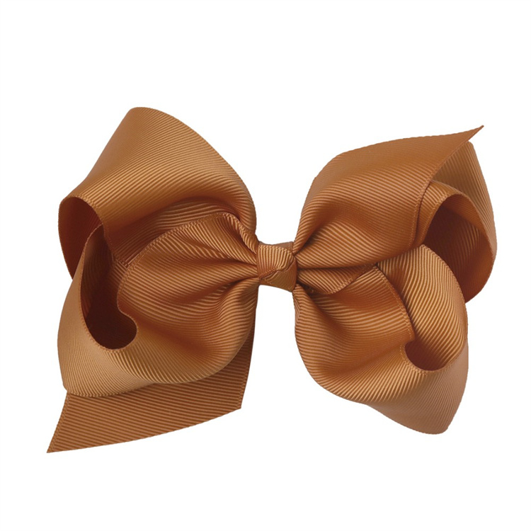 Three pack Color ribbon bow hair clip