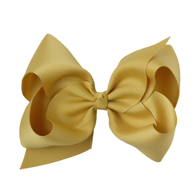 Three pack Color ribbon bow hair clip
