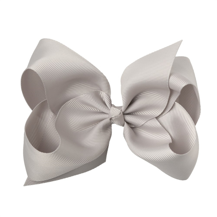 Three pack Color ribbon bow hair clip