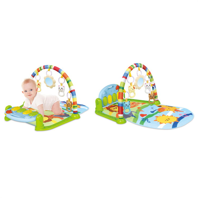 Hanging baby blanket toys with bells and music