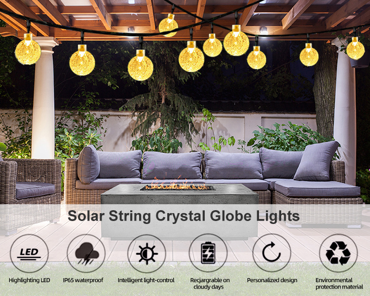 Outdoor solar colored lights