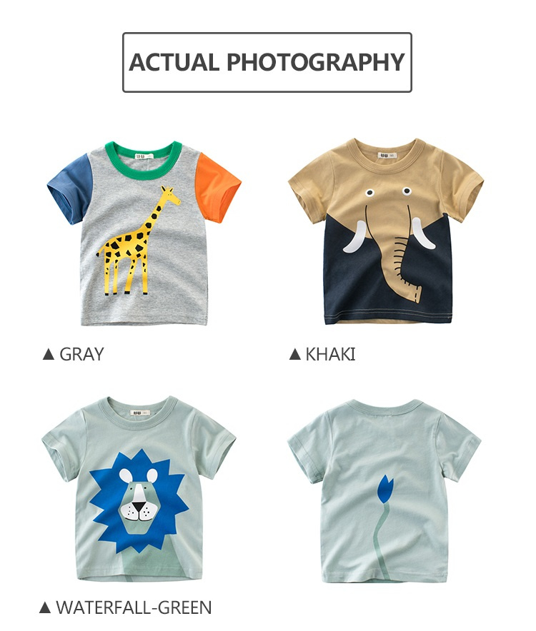 27kids Cotton animal print t-shirt for boys