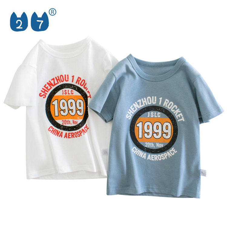 27kids Casual Children's baby boy summer T-shirt