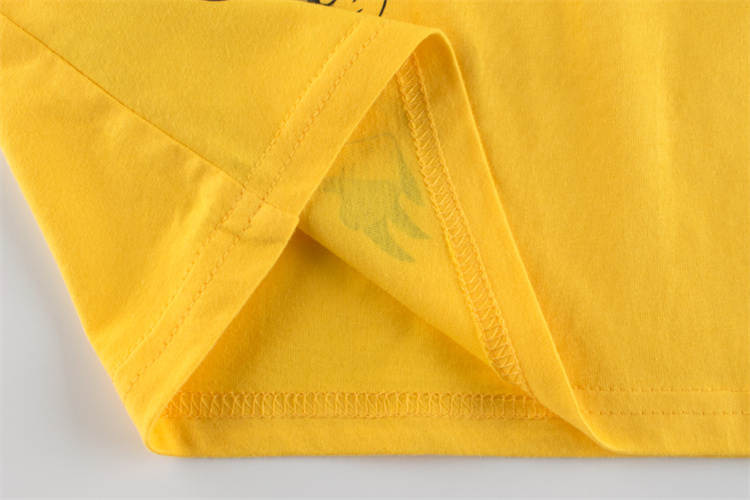 27kids High-quality cotton yellow comfortable short-sleeved t-shirt