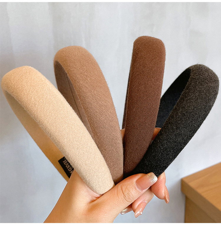 Thick sponge cushion autumn hair band hair clip