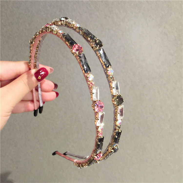 Retro Rhinestone Pearl crystal hair clip for girls