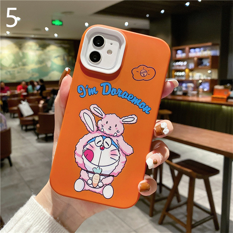 Three in one silicone phone case