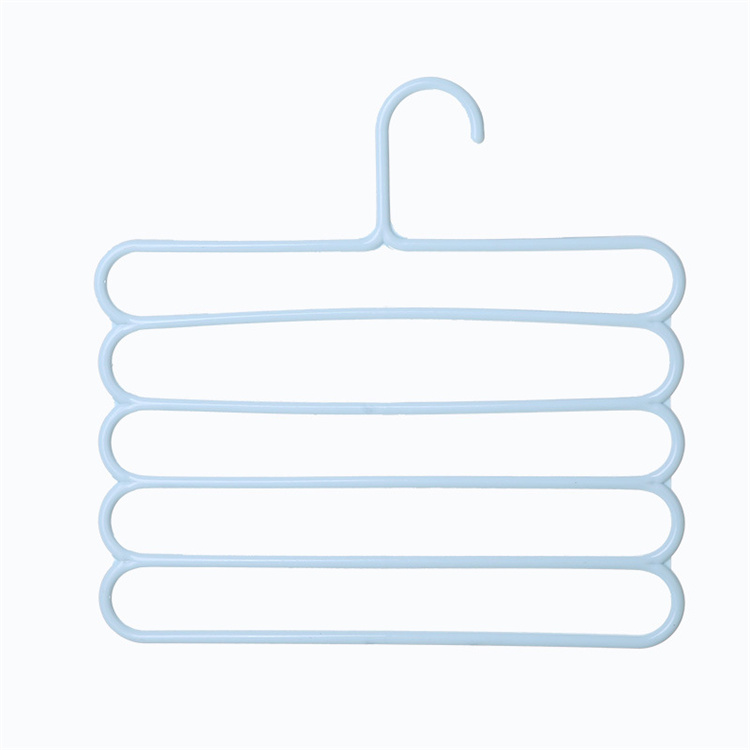 Household plastic multi functional trousers multi layer belt hangers