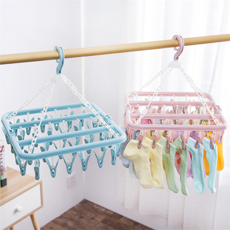 Portable 32 clips for household items