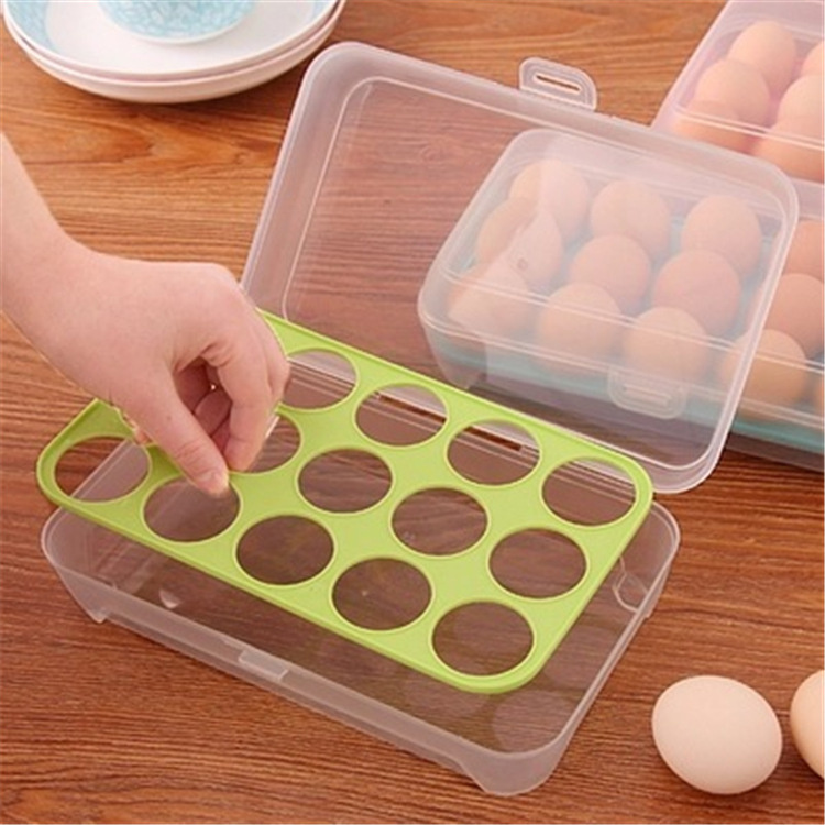 Portable egg storage tray