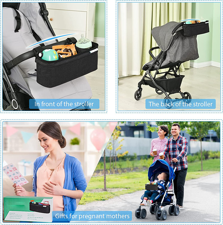 OEM Baby Stroller multi-purpose bag basket