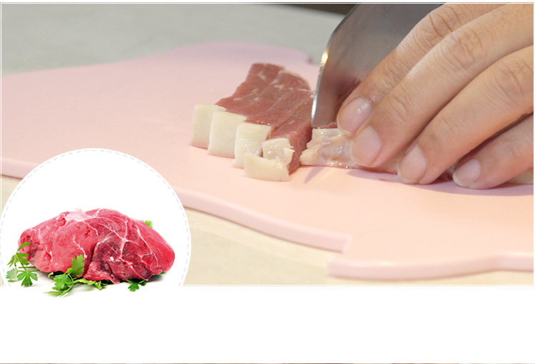 Plastic cutting board kitchen cutting board