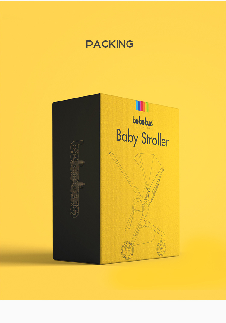 Bebebus Portable folding PVC baby stroller