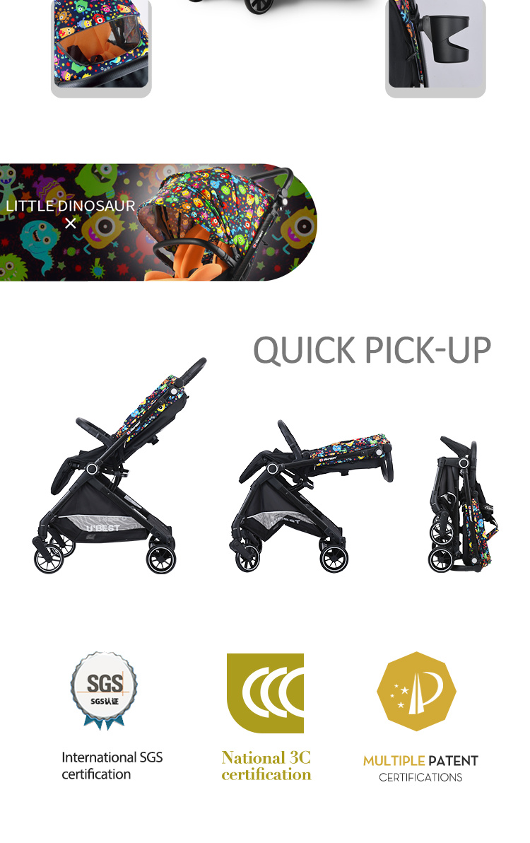 U'BEST Portable to sit in a reclining stroller