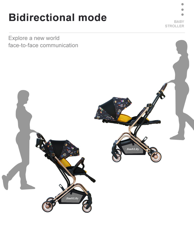 U'BEST High-view portable baby stroller walking artifact