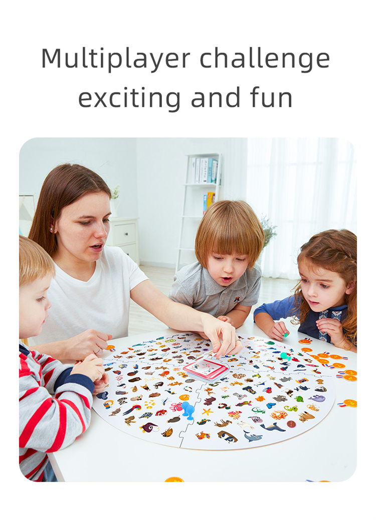 TOI children board games with a small flashlight early educational toys