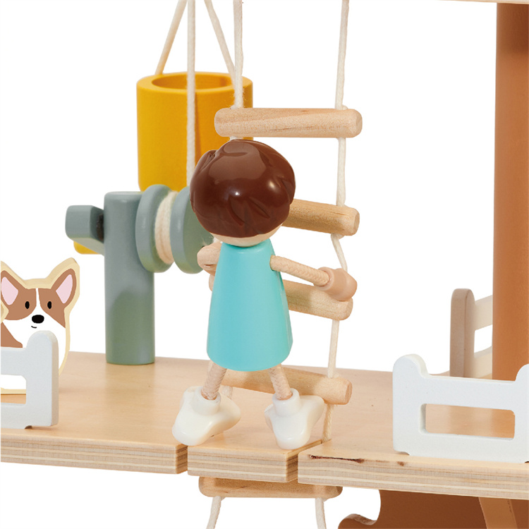 Classic World wooden treehouse dolls