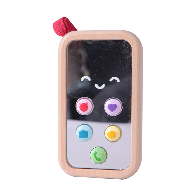Classic World wooden music mobile phone for children