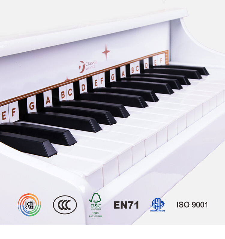 Classic World Children s Triangle White electronic piano