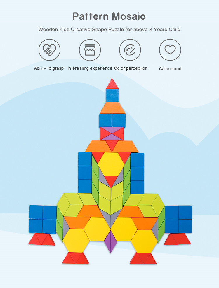 Classic World geometric children s building blocks
