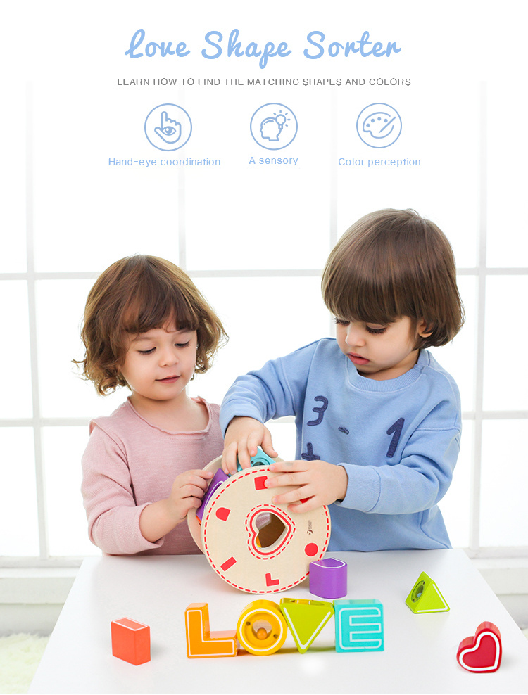 Classic World recognises the shapes and colours of early childhood toy building blocks