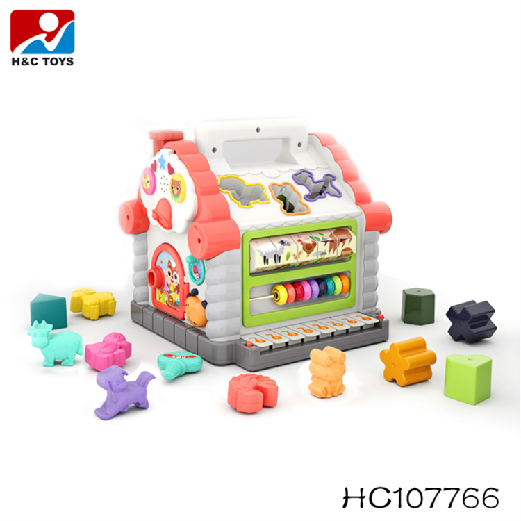 H C TOYS Fun Abacus Building Block Children s Dollhouse