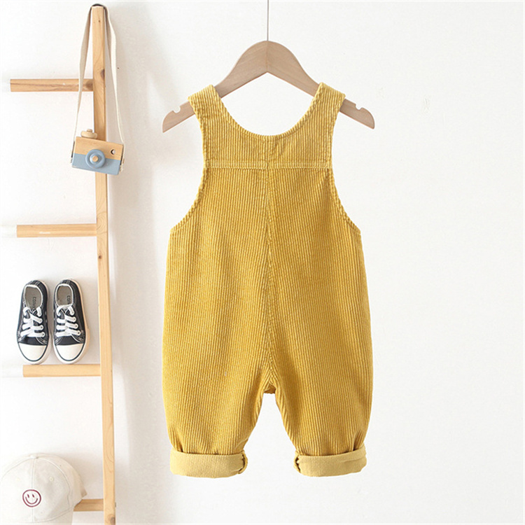 OEM Corduroy baby girl jumpsuit