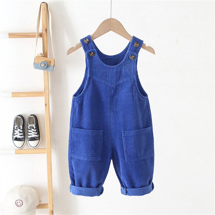 OEM Corduroy baby girl jumpsuit